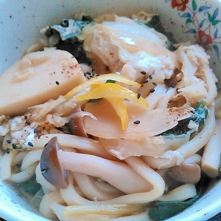 柚子香る☆ほっこり煮込みうどん